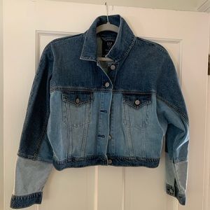 Gap crop jean jacket